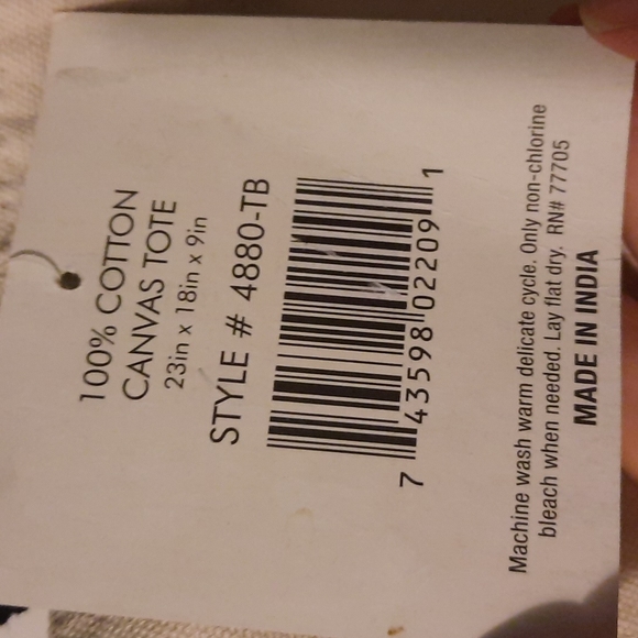 Purse Canvas Tote bag Beach Grocery Overnight Gym Carry All Faith Love Hope NWT - Picture 5 of 6